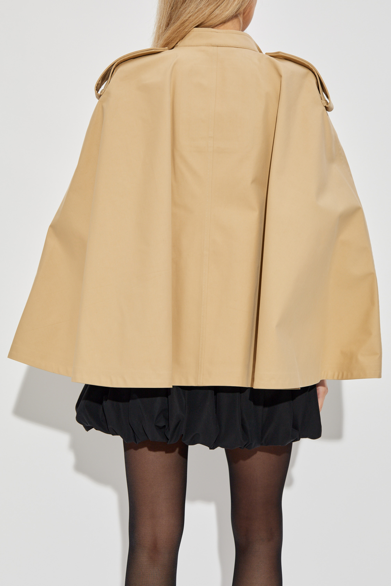 【関税&送料込】Burberry Cotton-Blend Cropped Cape C1BA59F0-D723-4D32-A5A3-